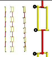 Various views of the chain (A/B) toy