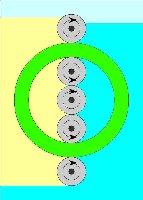 Oil / Water imbalanced wheel.