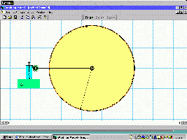 simple rachet design geared to wheel