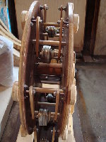 The smallest wheel is currently assembled as shown in this photo.