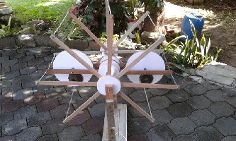 Gravity pendulums and swinging weights powered wheel - 090718.jpg