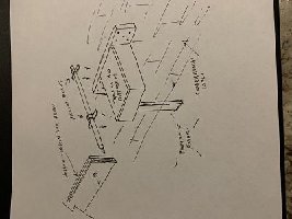 Axle support plan.