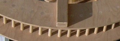 wheel detail with dowels