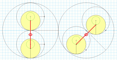 SamDisks2.gif  System COG / COM doesn't change with rotation i.e. balanced in all positions.