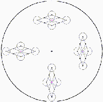 Wheel with four parallelogram mechanisms.