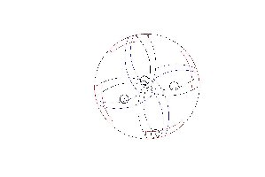 It defys description and is a first draft but the cone is between an inramp that works on the accending side and an out ramp that works on the decending side. If you are not cross eyed yet your a bigger man than me! :0)