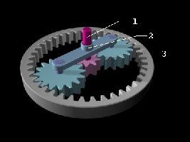 planetary gear for the use in a bessler wheel