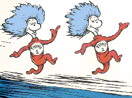 Dr. Seuss - Thing 1 &amp; 2