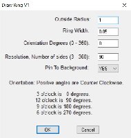 Draw Ring - Dialog Box