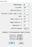 Draw Ring Version 4 - Dialog Box