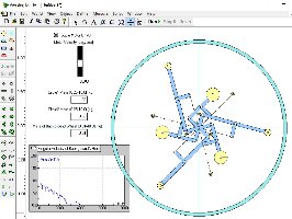 MT-141 Model B V1 Simulation - sample build from the script file - 3 mass pairs