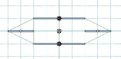 Roberval with Rods for the vertical members.