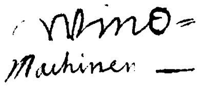 WIND-Machinen (handwriting from MT56)