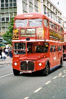 London double-decker bus